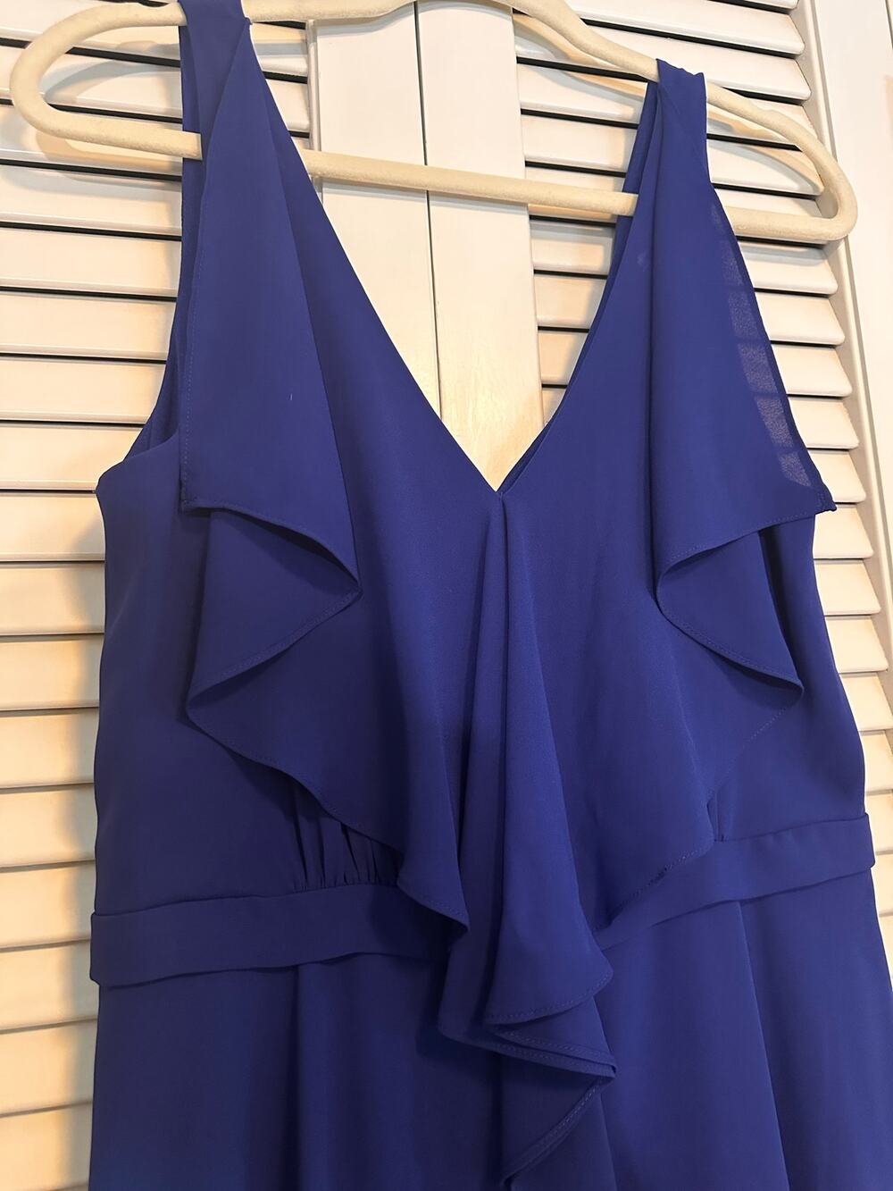 BCBGMAXAZRIA Royal Blue Sleeveless Cocktail Dress, Size 10
